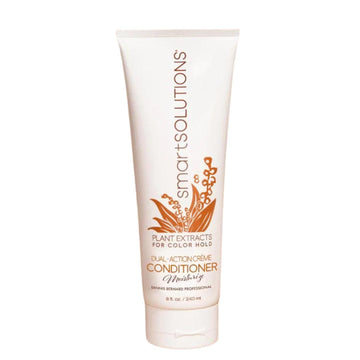 Smart Solutions Dual-Action Creme Conditioner | Sulfate, Paraben & Sodium Chloride Free | Color Safe & Chemically Treated Hair Safe (32 Fl Oz)