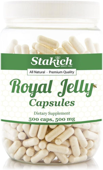 Stakich 500 Mg Capsules (Royal Jelly Capsules 500 Mg (500 Count))