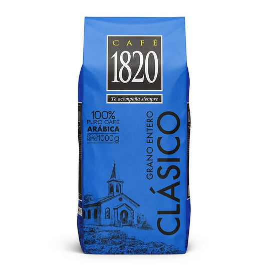 Café 1820 Whole Bean, Premium Costa Rican Whole Bean Coffee, 100% Arabica, Dark Roast Coffee Beans, High Altitude Blend With Aroma & Fruity Notes, 35 Oz