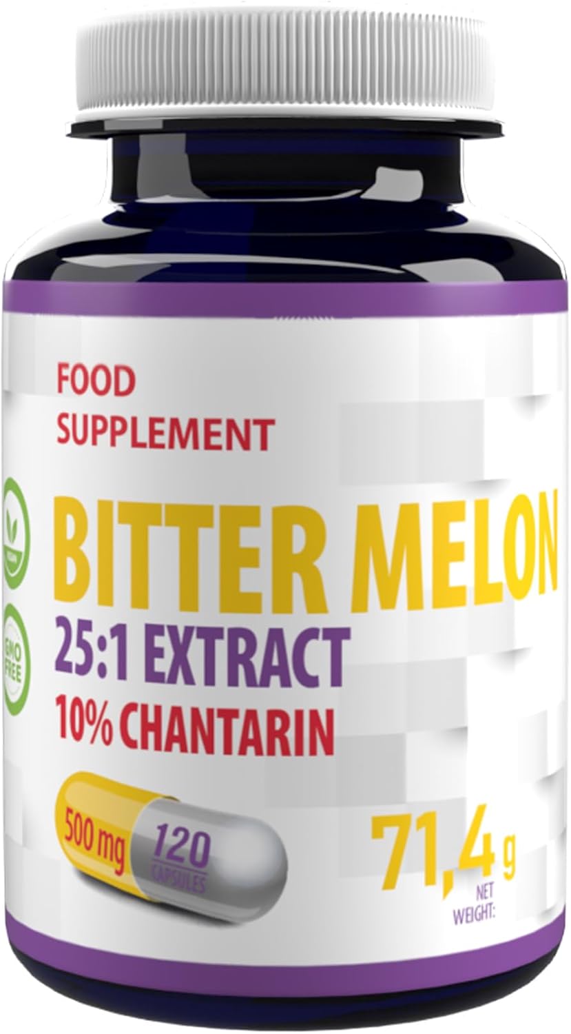 Hepatica Bitter Melon 12,500Mg | 25:1 Extract (500Mg) | 120 Vegan Capsules | 10% Charantin | High Strength Blood Sugar & Metabolism Support | Momordica Charantia | 3Rd Party Lab Tested