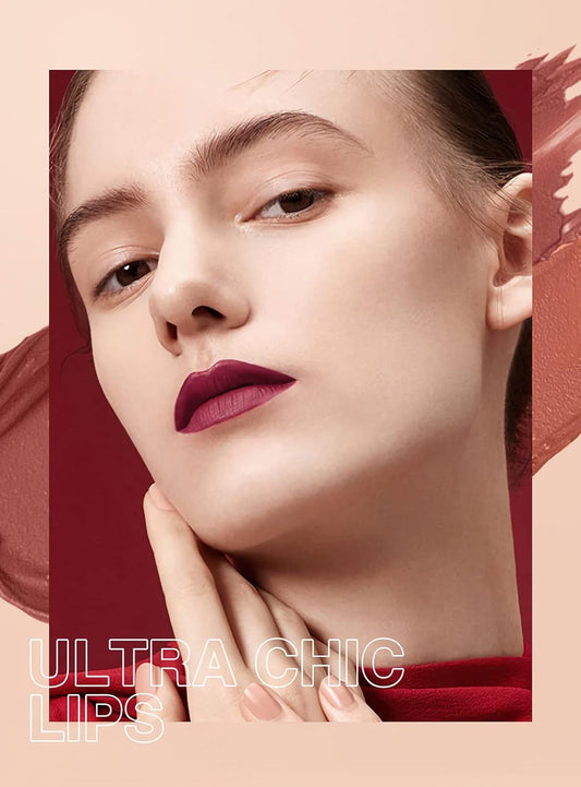 12Pcs Lip Liner And Lipstick Makeup Set, 6 Matte Nude Liquid Lip Stick With 6 Matching Smooth Lipliner Pencil, All In One Waterproof Long Lasting Lipgloss, Girls&Women Lips Makeup Gift Set