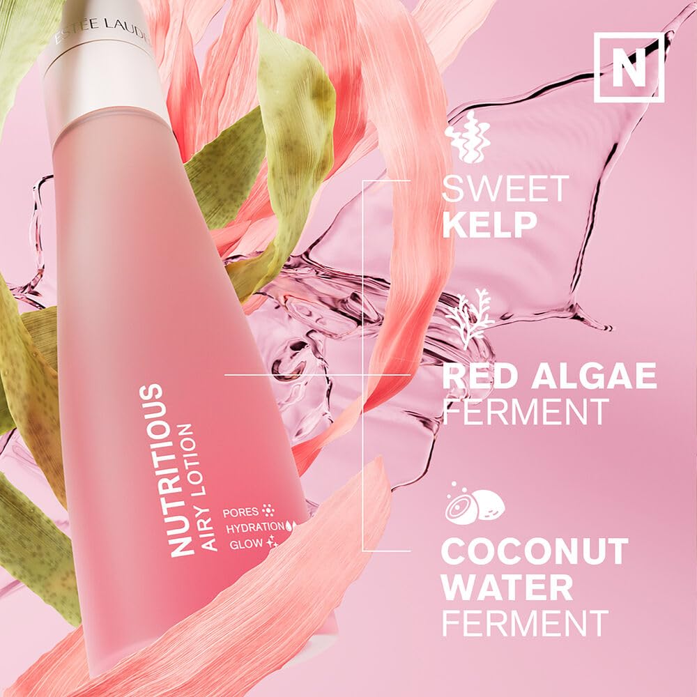 Estée Lauder Nutritious Airy Lotion Face Moisturizer With Niacinamide | Pore Minimizing, 3.4 Ounce : Beauty & Personal Care