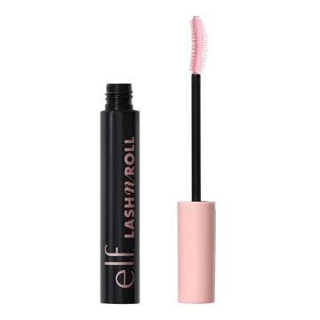 E.L.F. Lash 'N Roll Mascara, Curling Mascara For Visibly Lifted Lashes, Lifts & Separates Lashes. Long-Lasting Formula, Vegan & Cruelty-Free, Pitch Black