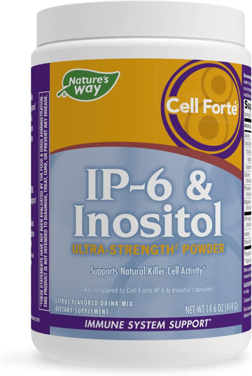 Nature'S Way Cell Fort Ip-6 & Inositol Ultra-Strength Powder Supplement, Immune Support*, Citrus Flavored, 14.6 Oz