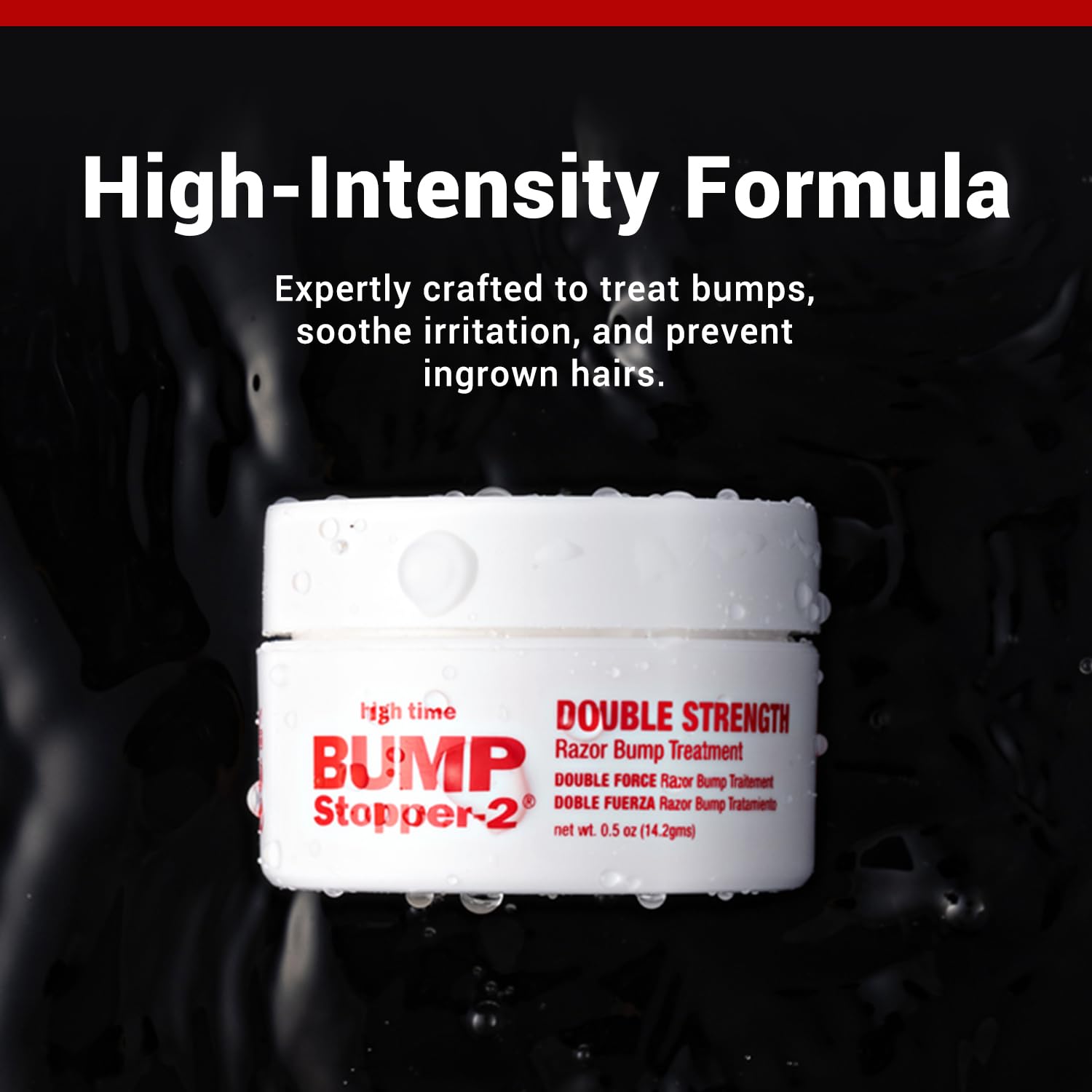 Bump Stopper 2 Double Strength Razor Bump Treatment | Formulated To Relieve Razor Burn | Eliminates Ingrown Hairs | Aftershave For Men - 0.5 Oz : Beauty & Personal Care