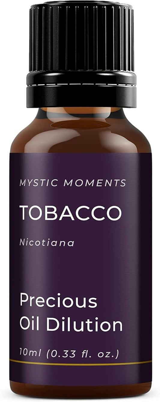 Mystic Moments | Tobacco Absolute Precious Oil Dilution 10ml 3% Jojoba Blend Perfect for Massage, Skincare, Beauty and Aromatherapy