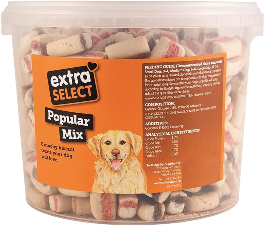Extra Select Popular Mix Dog Treat Biscuits, 3 Litre?01SBT11