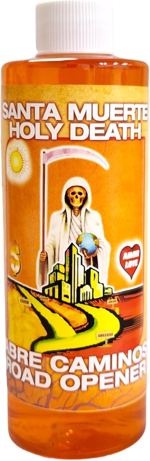 Indio Spiritual Water Holy Death/Road Opener 8Ozagua Esp Muerte/Abre Camno 8Oz : Health & Household
