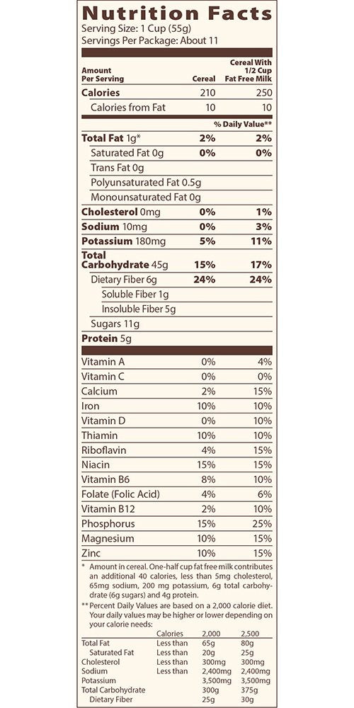 Mom's Best Blue Pom Wheat-Fuls Flavored Cereal, No High Fructose Corn Syrup, 22 Ounces (Pack Of 12) : Everything Else