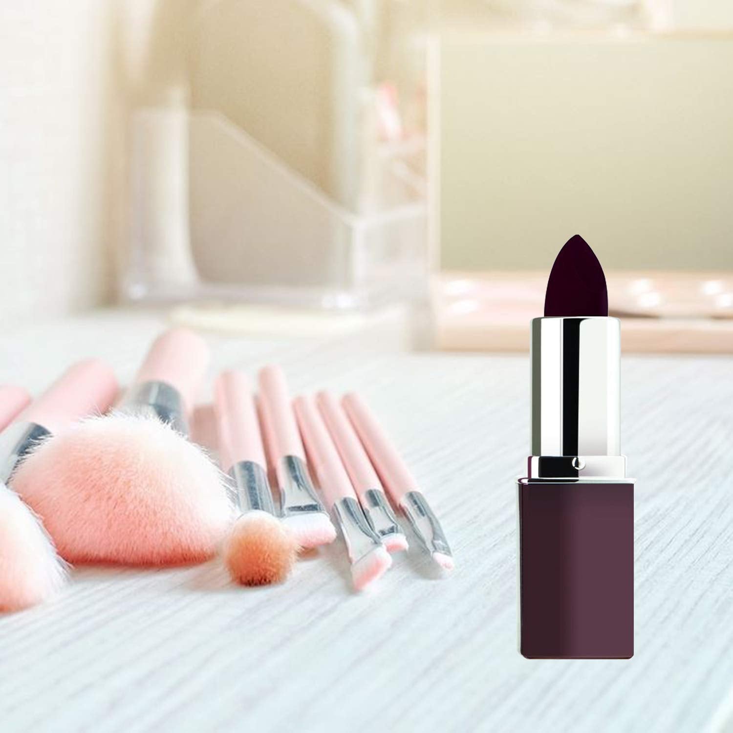 Nicka K Matte Lipstick (Dark Sienna) : Beauty & Personal Care