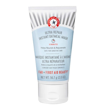 First Aid Beauty Ultra Repair Instant Oatmeal Mask – Hydrating Mask To Help Calm And Soothe Skin – 2 Oz