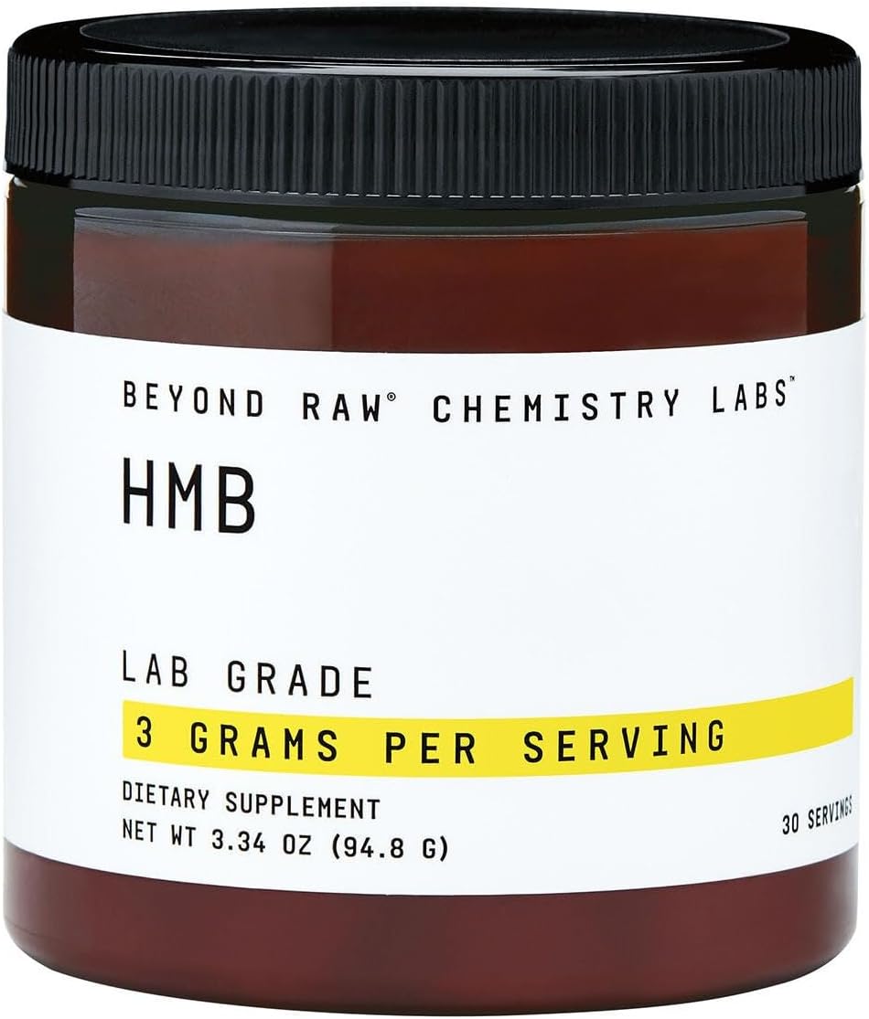 Beyond Raw Chemistry Labs Hmb Powder, Increase Performance, 30 Servings