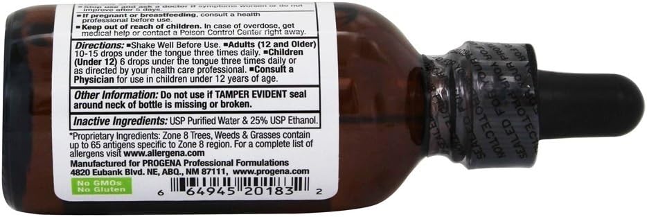 Buy Progena Allergena Zone 8 (2 Fl Ounce, Adult): Allergy Medicine -  Free Delivery Possible On Eligible Purchases