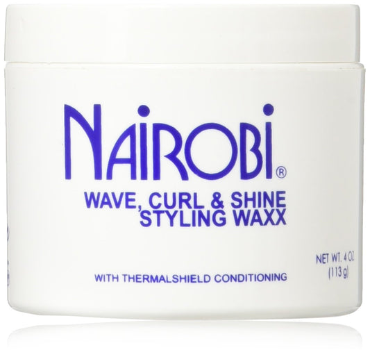Nairobi Wave, Curl And Shine Styling Wax, 4.0 Ounce