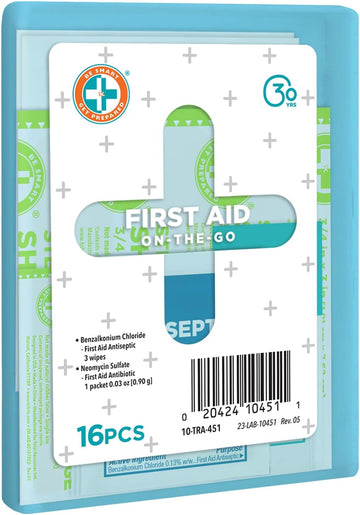 Be Smart Get Prepared Compact First Aid Kit, Fsa/ Hsa Eligible (Packaging May Vary)