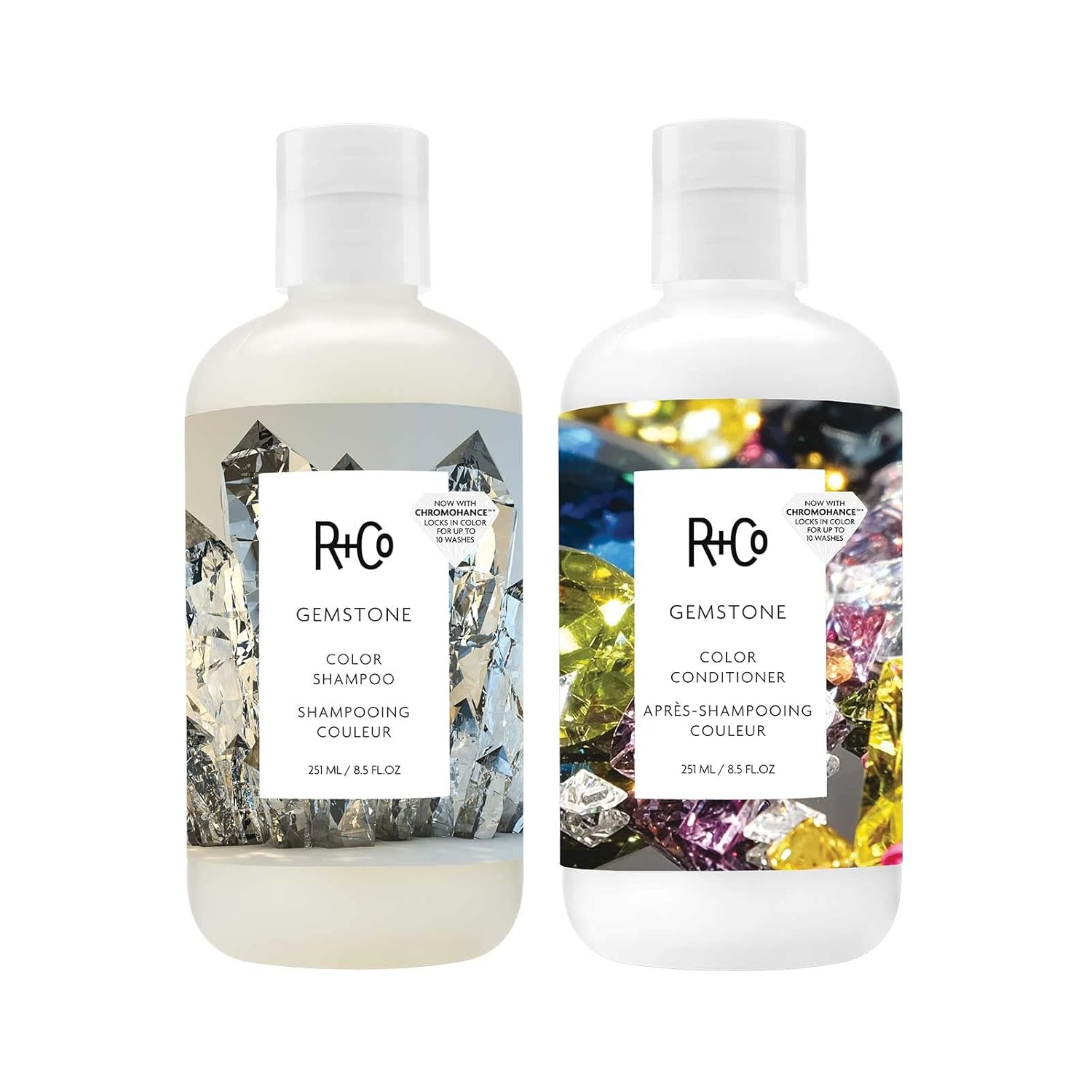 R+Co Gemstone Color Shampoo, Frizz Control, Repairs + Preserves Hair Color, Vegan + Cruelty-Free