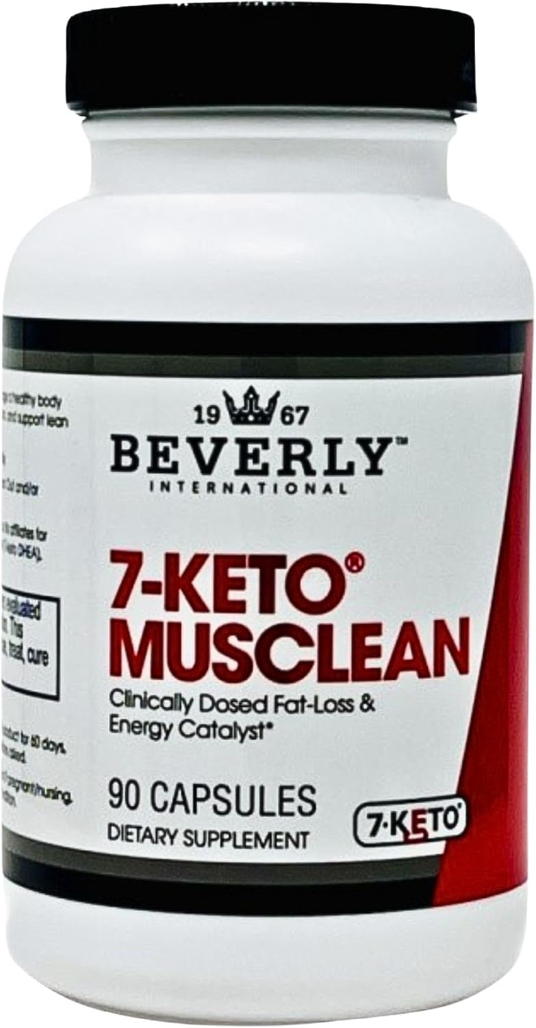 7-Keto Musclean. Lose Up To 3X As Much Body Fat Without Losing Muscle Tone. Potent Thermogenic Diet Pill For Men & Women. Boost Fat-Burning Metabolism. Keto Diet - Reduce Overeating. 90 Caps