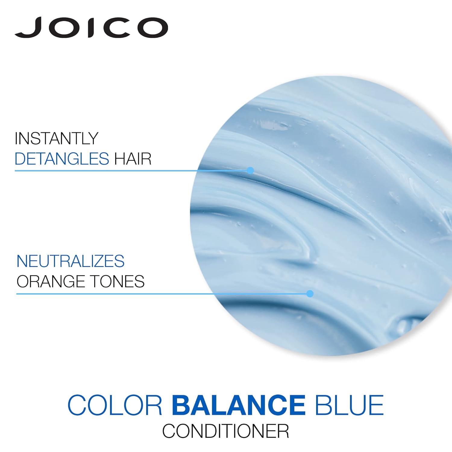 Color Balance Blue Conditioner | For Lightened Brown Hair | Eliminate Brassy Orange Tones | Boost Color Vibrancy & Shine | UV Protection | With Rosehip Oil & Green Tea Extract | 33.8 Fl Oz | Pump : Beauty & Personal Care