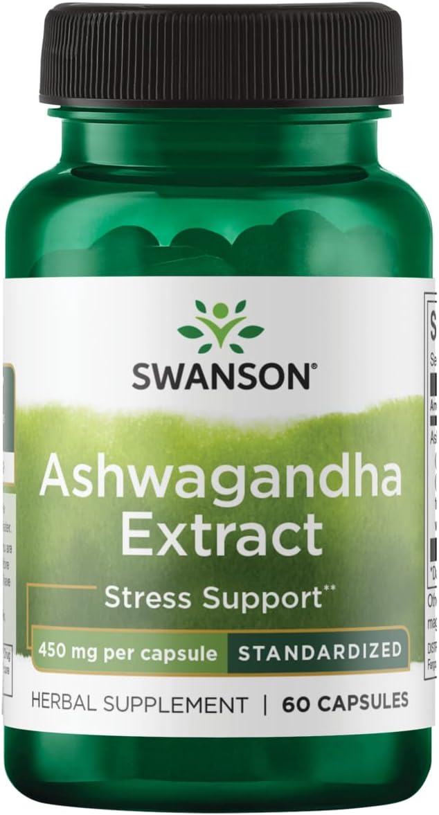 Swanson Ashwagandha Extract - Natural Supplement Promoting A Healthy S