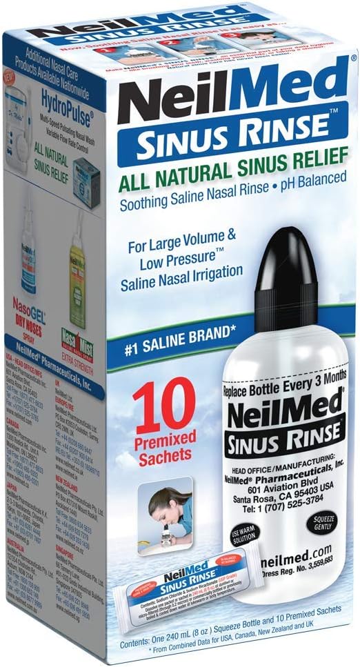 Sinus Rinse Adult Bottle Kit 8 Oz