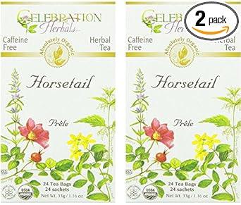 Celebration Herbals Organic Horsetail Tea Bags 24 Count