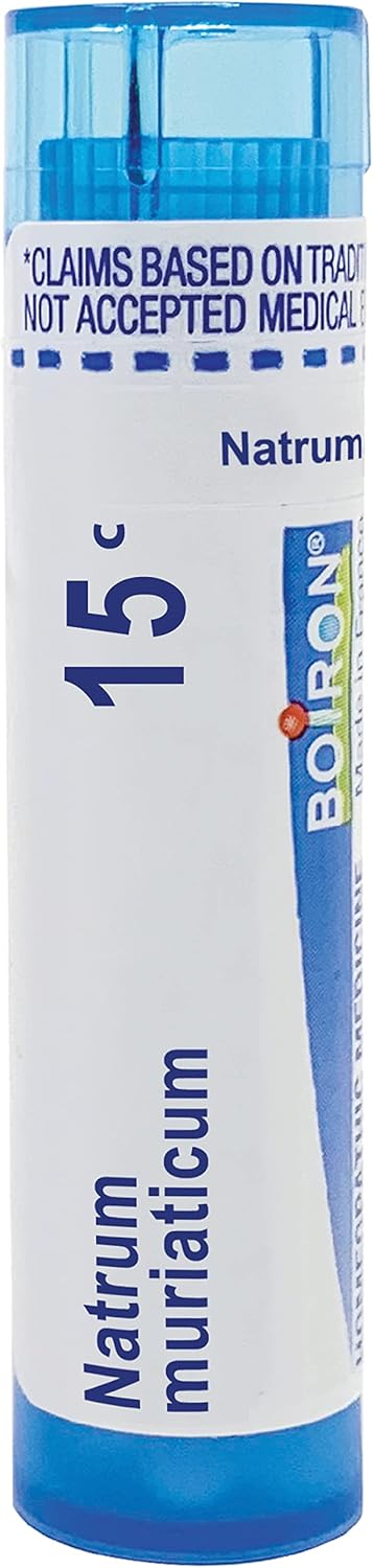 Boiron Natrum Muriaticum 15C Md 80 Pellets For Runny Nose Due To Allergies, Worse In Morning