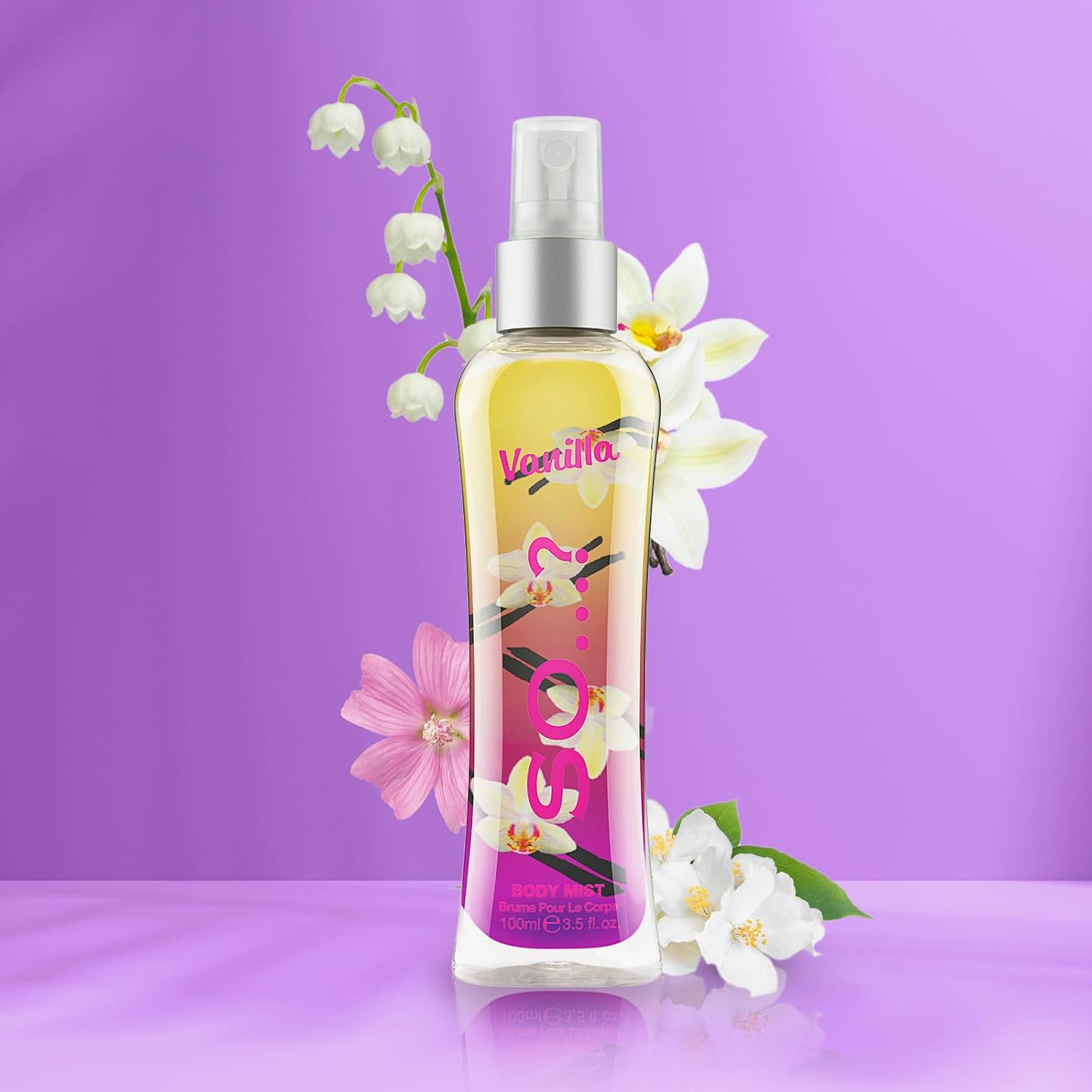 Vanilla Body Mist By So... - Sweet Floral Lily, Jasmine Notes - Vanilla Perfume - Ideal Gifts For Women - Cruelty-Free Perfume For Women - 3.5 Oz : Beauty & Personal Care