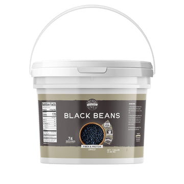 Birch & Meadow 1 Gallon Of Black Beans, Non-Gmo, Protein & Fiber