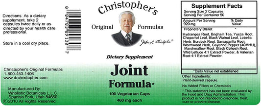 ZCYINGQ Joint Formula 100 Vegetarian Capsules (2) c