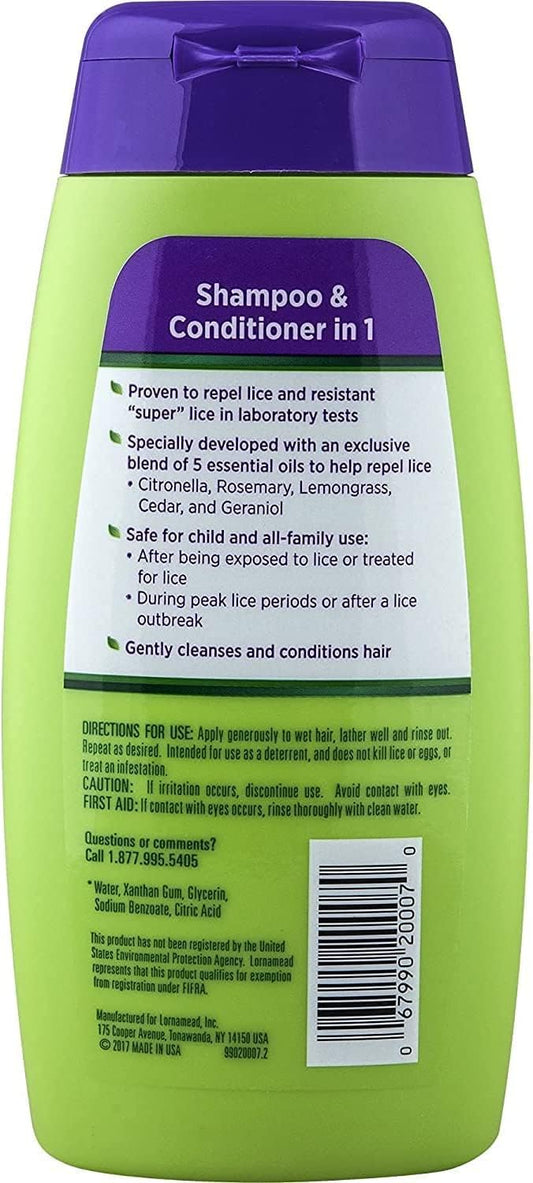 Lice Shield Shampoo & Conditioner 2 In 1 - 10 Oz - 2 Pk