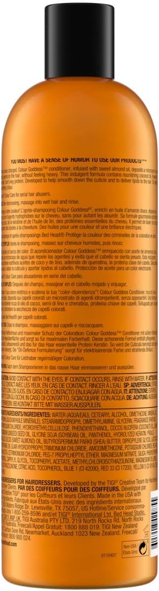 Tigi Bed Head Color Goddess Duo Pack For Colored Hair (Shampoo 750Ml And Conditioner 750Ml)