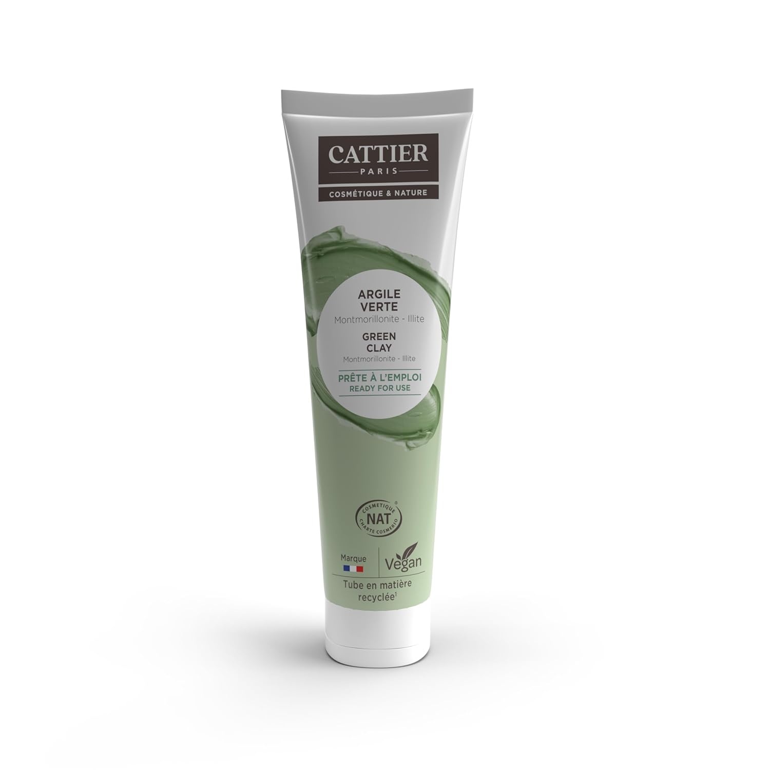 Cattier Green Clay Mask Ready For Use With All Natural Ingredients 400 Gr