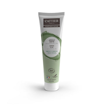 Cattier Green Clay Mask Ready For Use With All Natural Ingredients 400 Gr