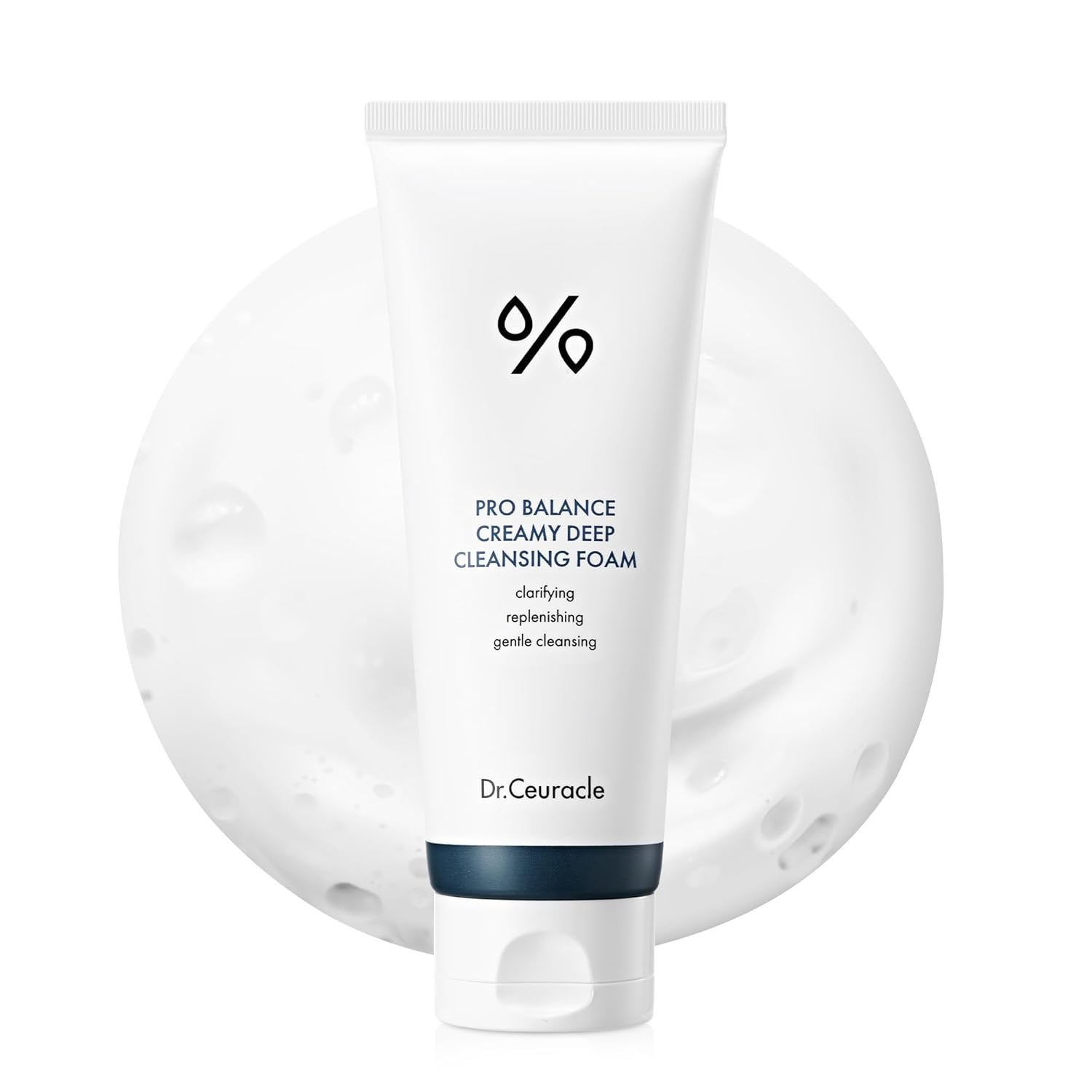 Dr.Ceuracle Pro Balance Creamy Deep Cleansing Foam - Korean Daily Hydrating Facial Wash, Oil & Moisture Balance Cleanser (150 Ml / 5.07 Fl. Oz.)
