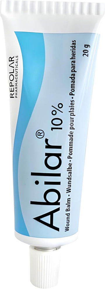 Abilar 10% Wound Healing Ointment | Antibacterial & Antifungal (For Scratches, Abrasions, Wound Dressings, Burns & Ulcers)