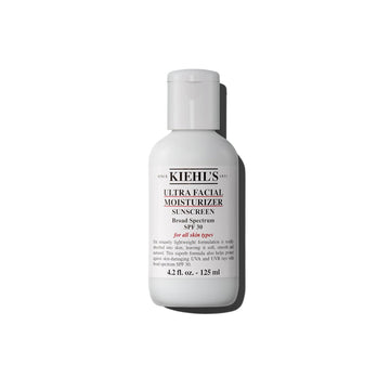 Kiehl'S Ultra Facial Moisturizer With Spf 30, Hydrating Face Cream For All Skin Types, Uva & Uvb Sunscreen Protection, Skin Feels Soft And Smooth, With Squalane, Paraben-Free, Fragrance-Free
