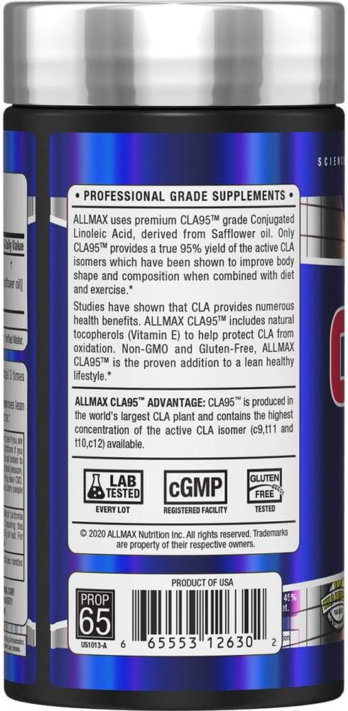 Allmax Nutrition - Cla (95% Conjugated Linoleic Acid) - 90 Softgels