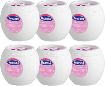 Neutradol Slow Release Gel, Air Freshener And Odour Eliminator, No Plug Or Spray Needed, Fresh Pink, Multipack Of 6 X 135G