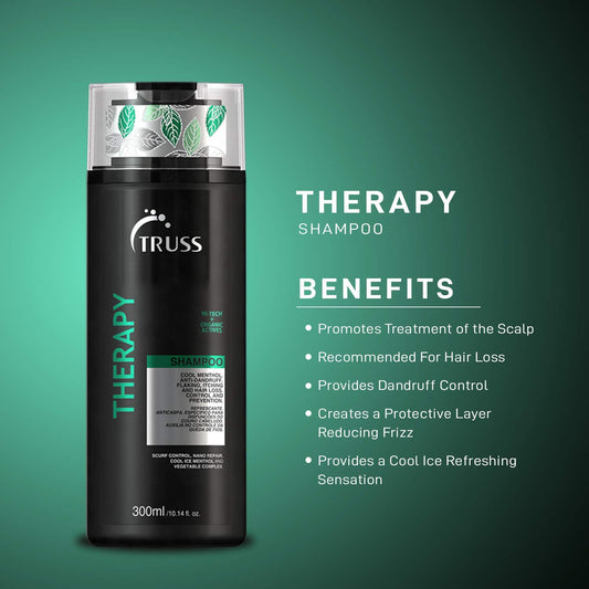 Truss Therapy Shampoo Bundle With Scrub Therapy Scalp Exfoliant Treatment