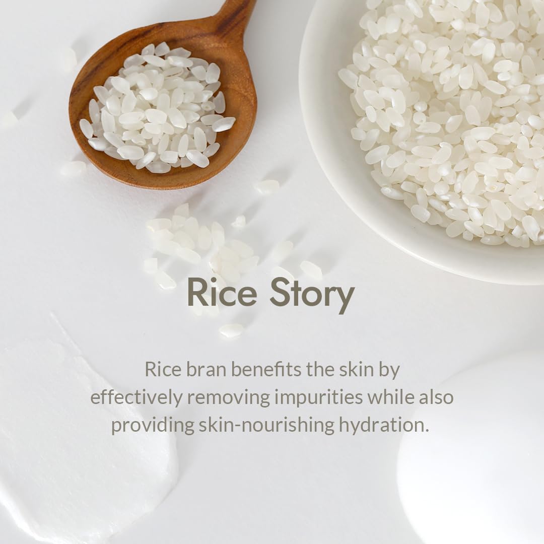 Mizon Natural Grain, Rice Real Cleansing Foam, 5.07 Fl Oz (150 Ml) : Beauty & Personal Care