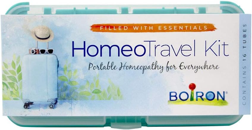 Boiron Homeotravel Travel Case First Aid Kit Filled With Homeopathic Medicines