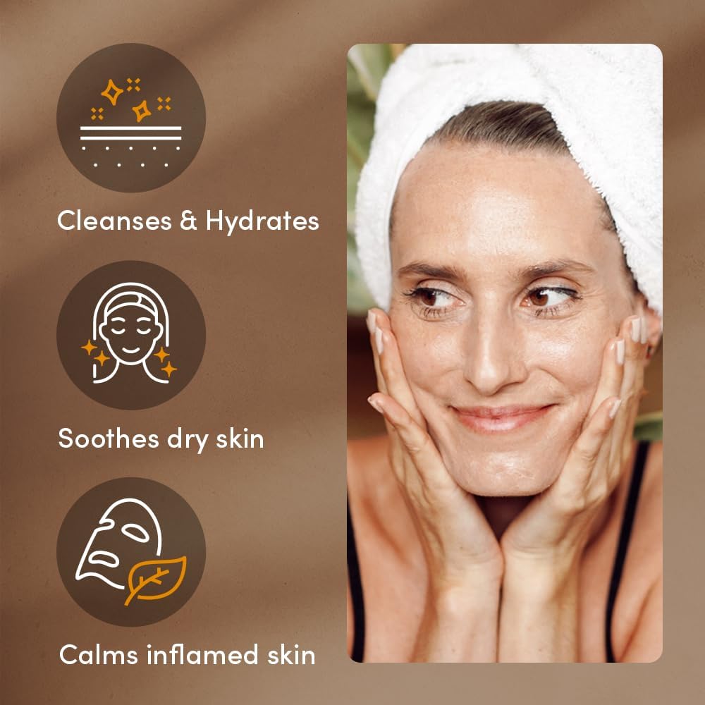Urban Veda Soothing Facial Wash |Daily Simple Face Wash|For Dry, Mature, Sensitive & Inflamed skin|Contains Sandalwood & Rose Water| Sensitive Face Wash for Women & Men|Soothing and Calming|2 x 150 ML : Amazon.co.uk: Beauty