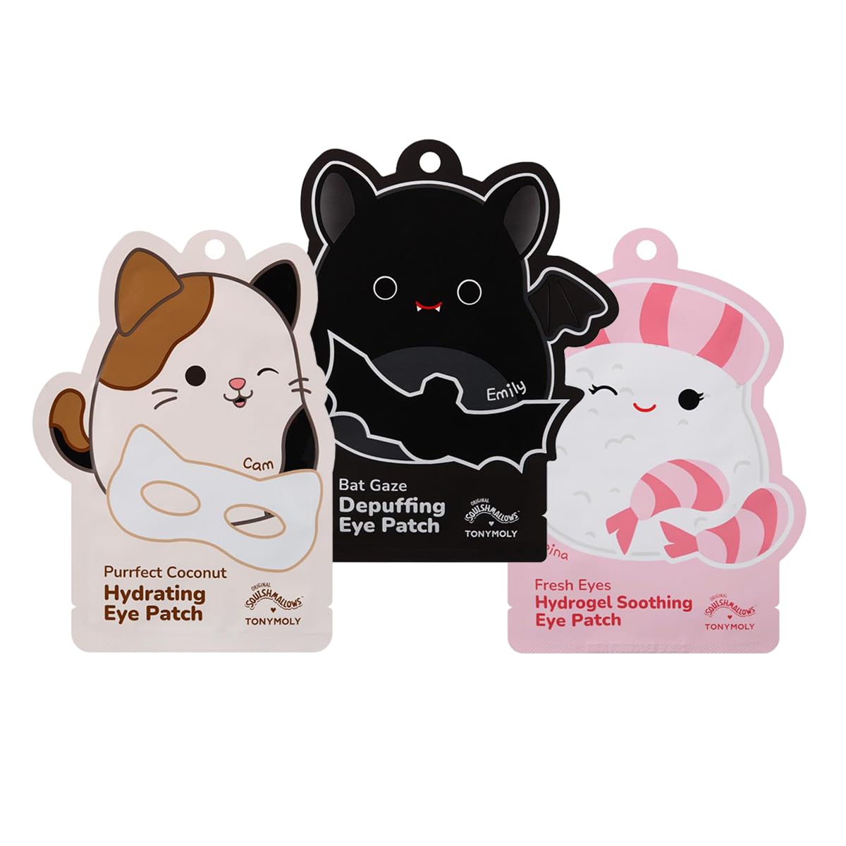 Tonymoly X Squishmallow Valentine Hydrating Eye Patch Set (Assorted)