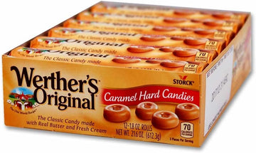 Werthers Original Roll Candies -1.8 Oz, 12 Per Case