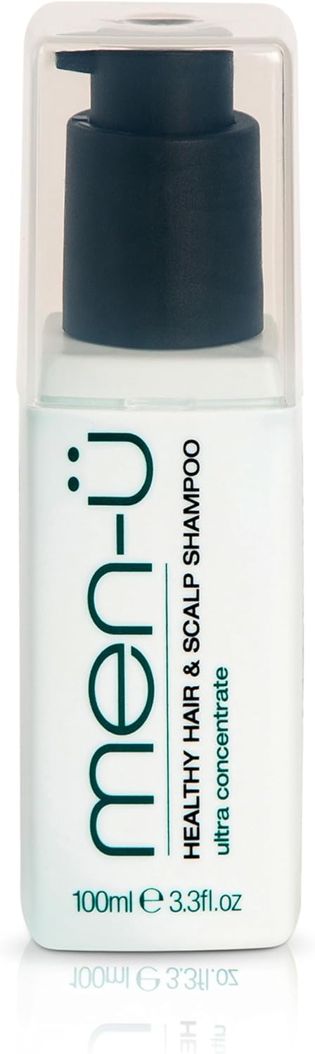 Men-Ü Healthy Hair & Scalp Shampoo, Up To 120 Shampoos – Long Lasting Anti Dandruff Shampoo, Overcome Dandruff, Flaky, Itchy Scalp 100Ml