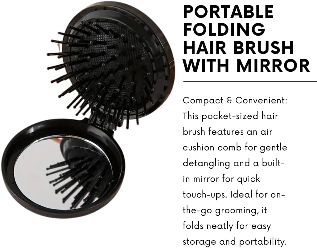 Tresemme Shampoo & Conditioner Bundle (100Ml Each) With Bvo Luxe Folding Brush – Complete Tresemme Mini Shampoo And Conditioner Travel Size Set