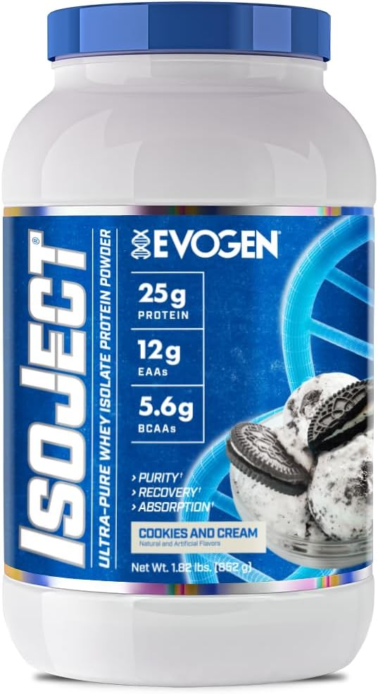 Evogen Isoject - Whey Protein Isolate | Ultra-Pure Whey Protein Powder With Ignitor Enzymes, Bcaas, And Eaas | Enhanced Absorption & Recovery | Salted Peanut Butter Candy | 25 Servings