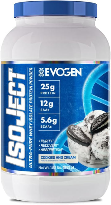 Evogen Isoject - Whey Protein Isolate | Ultra-Pure Whey Protein Powder With Ignitor Enzymes, Bcaas, And Eaas | Enhanced Absorption & Recovery | Salted Peanut Butter Candy | 25 Servings