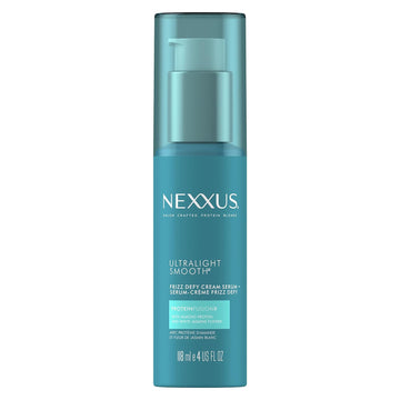 Nexxus Ultralight Smooth Hair Serum For Dry And Frizzy Hair Weightless Smooth Hair Treatment To Block Out Frizz Against Humidity 4 Fl Oz