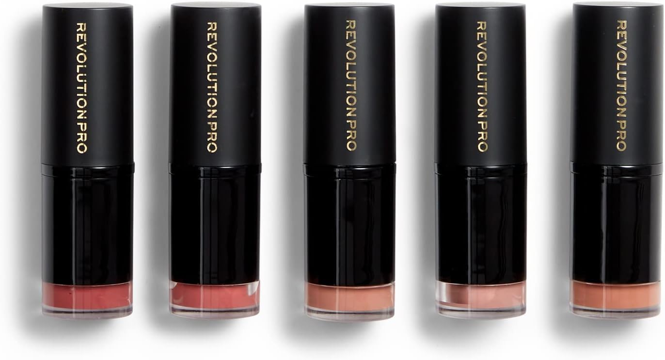 Revolution Pro Lipstick Collection 5pk Blushed Nudes : Amazon.co.uk: Beauty